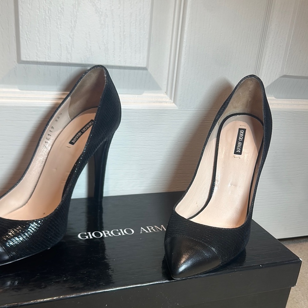 Giorgio Armani Black Women's Heels